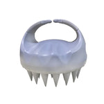 Brosse de massage ronde en silicone pour le lavage des cheveux (utilisation sèche et humide) multifonction, rose, violette, verte, noire, bleue, rouge, jaune, grise