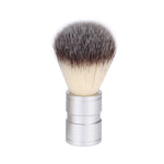 Outil de rasage manuel en acier inoxydable, brosse à barbe pour poils d'animaux, pour remuer et mousser, bol + blaireau, blaireau unique