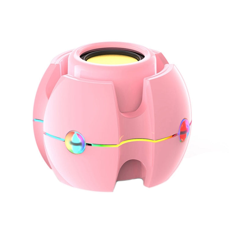 Effet lumière RGB Gyro forme enceinte Bluetooth sans fil, Blanc, Rose, Bleu, Noir, Rouge