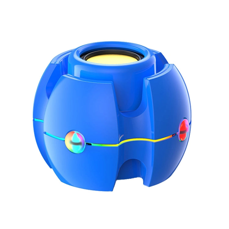 Effet lumière RGB Gyro forme enceinte Bluetooth sans fil, Blanc, Rose, Bleu, Noir, Rouge