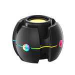 Effet lumière RGB Gyro forme enceinte Bluetooth sans fil, Blanc, Rose, Bleu, Noir, Rouge