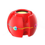 Effet lumière RGB Gyro forme enceinte Bluetooth sans fil, Blanc, Rose, Bleu, Noir, Rouge