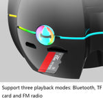 Effet lumière RGB Gyro forme enceinte Bluetooth sans fil, Blanc, Rose, Bleu, Noir, Rouge