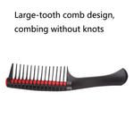 2 PIÈCES 0089 Brosse de coiffure de salon de coiffure peigne à rouleaux en forme de cœur pour cheveux lisses outils de coiffure
