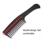 2 PIÈCES 0089 Brosse de coiffure de salon de coiffure peigne à rouleaux en forme de cœur pour cheveux lisses outils de coiffure