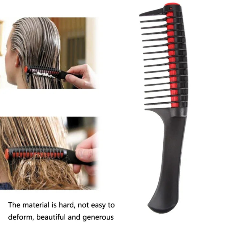 2 PIÈCES 0089 Brosse de coiffure de salon de coiffure peigne à rouleaux en forme de cœur pour cheveux lisses outils de coiffure