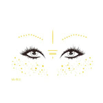20 autocollants de tatouage pour le visage, étanches, pour fête, mascarade, VS-011, VS-012, VS-013, VS-014, VS-015, VS-016, VS-017, VS-018, VS-019, VS-022, VS-023, VS-024, VS-025, VS-027, VS-028, VS-029, VS-030, VS-031, VS-032, VS-033