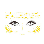 20 autocollants de tatouage pour le visage, étanches, pour fête, mascarade, VS-011, VS-012, VS-013, VS-014, VS-015, VS-016, VS-017, VS-018, VS-019, VS-022, VS-023, VS-024, VS-025, VS-027, VS-028, VS-029, VS-030, VS-031, VS-032, VS-033