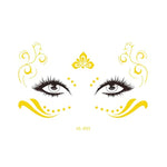 20 autocollants de tatouage pour le visage, étanches, pour fête, mascarade, VS-011, VS-012, VS-013, VS-014, VS-015, VS-016, VS-017, VS-018, VS-019, VS-022, VS-023, VS-024, VS-025, VS-027, VS-028, VS-029, VS-030, VS-031, VS-032, VS-033
