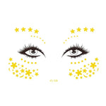 20 autocollants de tatouage pour le visage, étanches, pour fête, mascarade, VS-011, VS-012, VS-013, VS-014, VS-015, VS-016, VS-017, VS-018, VS-019, VS-022, VS-023, VS-024, VS-025, VS-027, VS-028, VS-029, VS-030, VS-031, VS-032, VS-033