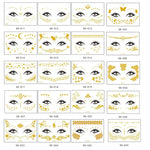 20 autocollants de tatouage pour le visage, étanches, pour fête, mascarade, VS-011, VS-012, VS-013, VS-014, VS-015, VS-016, VS-017, VS-018, VS-019, VS-022, VS-023, VS-024, VS-025, VS-027, VS-028, VS-029, VS-030, VS-031, VS-032, VS-033