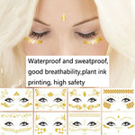 20 autocollants de tatouage pour le visage, étanches, pour fête, mascarade, VS-011, VS-012, VS-013, VS-014, VS-015, VS-016, VS-017, VS-018, VS-019, VS-022, VS-023, VS-024, VS-025, VS-027, VS-028, VS-029, VS-030, VS-031, VS-032, VS-033