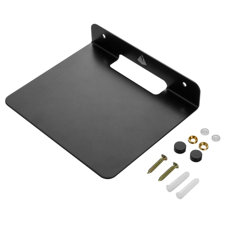Support mural universel en métal pour enceinte Bluetooth, Dimensions : 15,5 x 13 x 3 cm