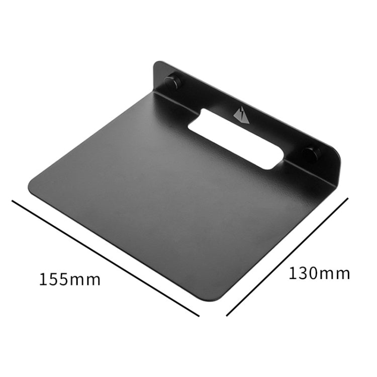 Support mural universel en métal pour enceinte Bluetooth, Dimensions : 15,5 x 13 x 3 cm