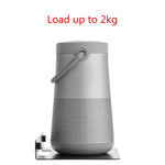 Support mural universel en métal pour enceinte Bluetooth, Dimensions : 15,5 x 13 x 3 cm