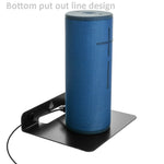Support mural universel en métal pour enceinte Bluetooth, Dimensions : 15,5 x 13 x 3 cm