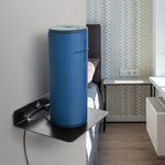 Support mural universel en métal pour enceinte Bluetooth, Dimensions : 15,5 x 13 x 3 cm