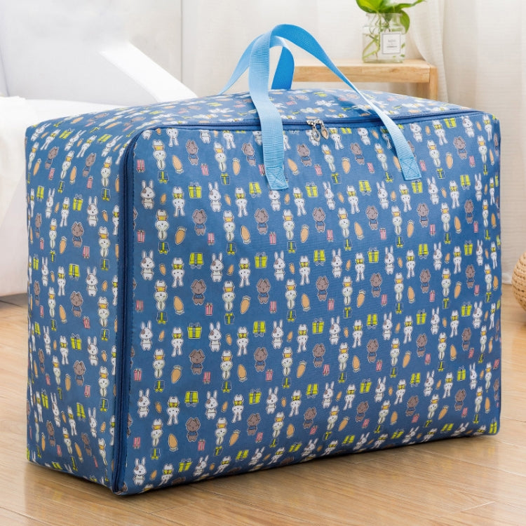Sac de rangement zippé portable pour couette en tissu Oxford, résistant à l'humidité et imperméable, idéal pour les déménagements, 55x33x20cm, 58x38x22cm, 60x50x25cm