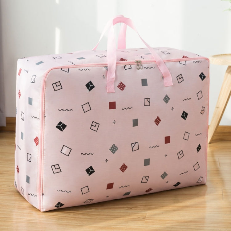 Sac de rangement zippé portable pour couette en tissu Oxford, résistant à l'humidité et imperméable, idéal pour les déménagements, 55x33x20cm, 58x38x22cm, 60x50x25cm