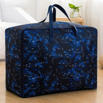 Sac de rangement zippé portable pour couette en tissu Oxford, résistant à l'humidité et imperméable, idéal pour les déménagements, 55x33x20cm, 58x38x22cm, 60x50x25cm