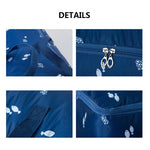 Sac de rangement zippé portable pour couette en tissu Oxford, résistant à l'humidité et imperméable, idéal pour les déménagements, 55x33x20cm, 58x38x22cm, 60x50x25cm