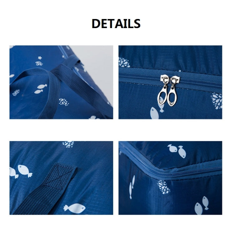 Sac de rangement zippé portable pour couette en tissu Oxford, résistant à l'humidité et imperméable, idéal pour les déménagements, 55x33x20cm, 58x38x22cm, 60x50x25cm