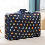 Sac de rangement zippé portable pour couette en tissu Oxford, résistant à l'humidité et imperméable, idéal pour les déménagements, 55x33x20cm, 58x38x22cm, 60x50x25cm