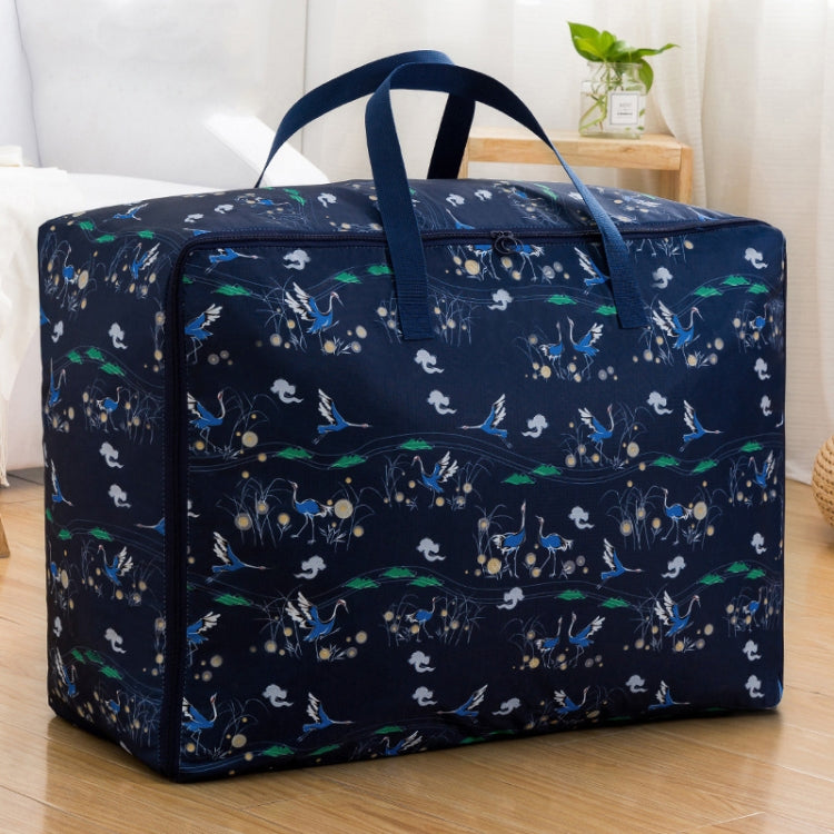 Sac de rangement zippé portable pour couette en tissu Oxford, résistant à l'humidité et imperméable, idéal pour les déménagements, 55x33x20cm, 58x38x22cm, 60x50x25cm
