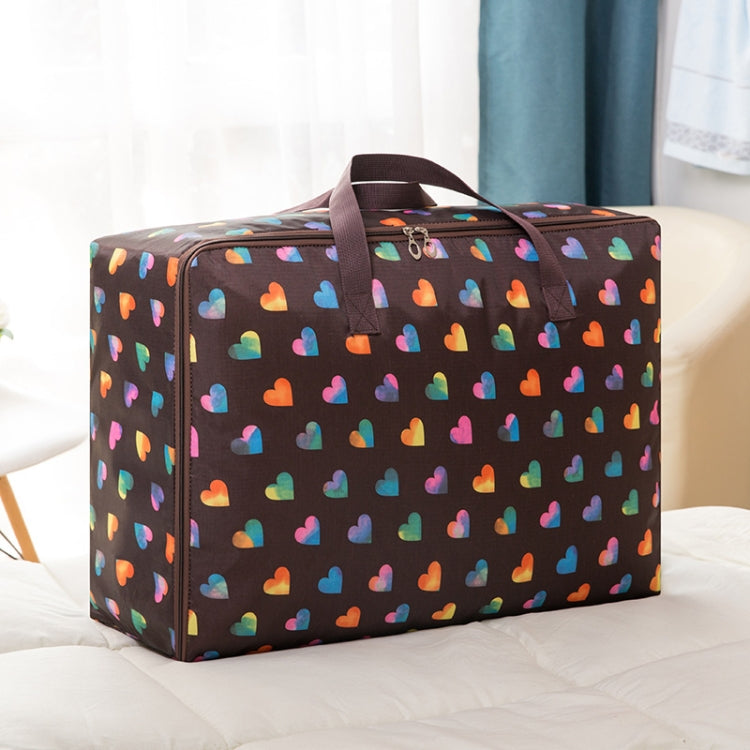 Sac de rangement étanche et résistant à l'humidité en tissu Oxford, sac de déménagement portable à fermeture éclair, 70x50x30cm