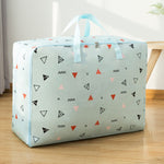 Sac de rangement étanche et résistant à l'humidité en tissu Oxford, sac de déménagement portable à fermeture éclair, 70x50x30cm
