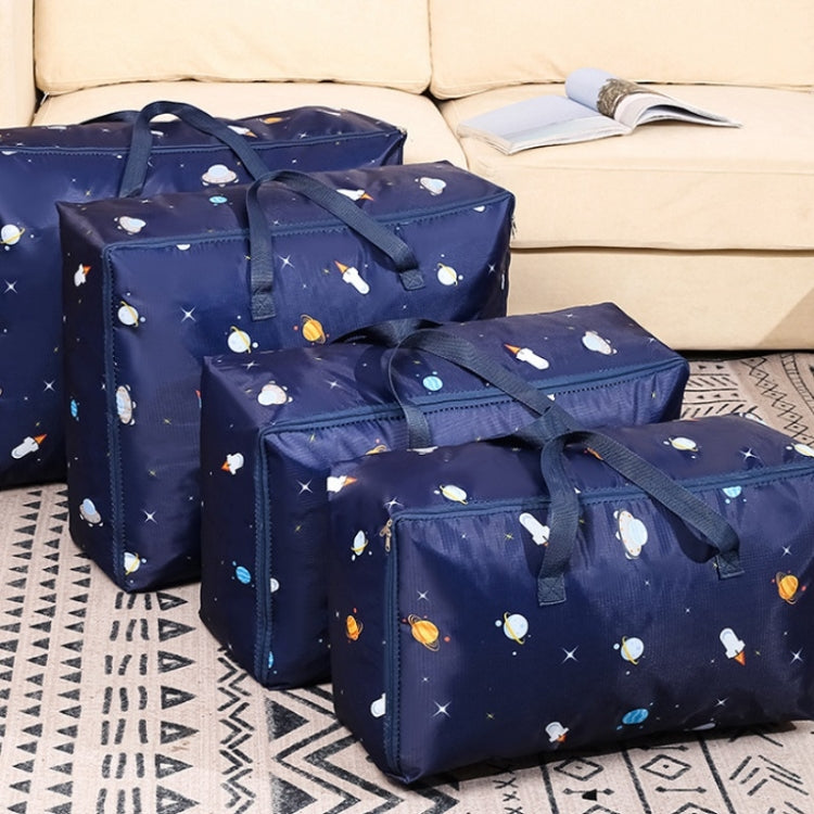 Sac de rangement étanche et résistant à l'humidité en tissu Oxford, sac de déménagement portable à fermeture éclair, 70x50x30cm