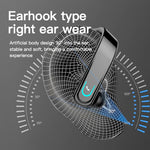 YX18 Bluetooth 5.1 Earhook Business Sport Single Ear Headphone, Black, White, Sky Blue, Pink