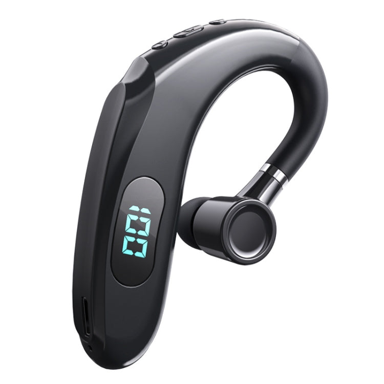 Q20 Casque Bluetooth 5.2 Sportif Stéréo avec Affichage Numérique et Crochet d'Oreille, Q20 Noir, Q20 Blanc, Q20 Vert, Q20 Rose, Q20 Jaune, Q20 Bleu