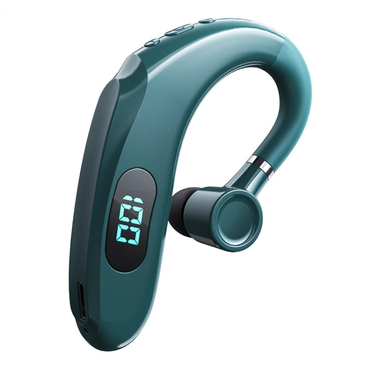 Q20 Casque Bluetooth 5.2 Sportif Stéréo avec Affichage Numérique et Crochet d'Oreille, Q20 Noir, Q20 Blanc, Q20 Vert, Q20 Rose, Q20 Jaune, Q20 Bleu
