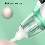 Aspirateur Nasal Électrique pour Bébé avec 3 Vitesses Réglables, Nettoyeur Nasal Électrique