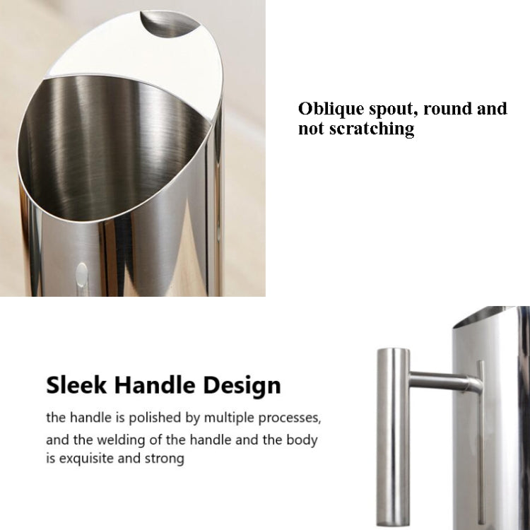 Pichet/Carafe en acier inoxydable pour cocktails, pichets droits, bouilloires froides, pichets à jus, cafetières, 2L, 1.5L, 1L