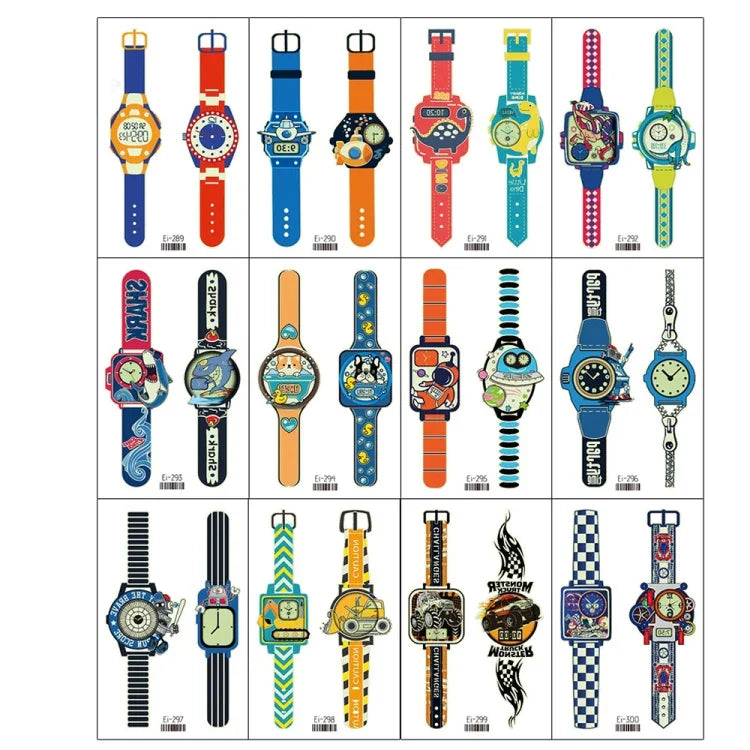 20 autocollants de tatouage étanches et lumineux pour enfants, modèles Ei-289, EI-290, Ei-291, EI-292, Ei-293, Ei-294, Ei-295, Ei-296, Ei-297, Ei-298, Ei-299, EI-300