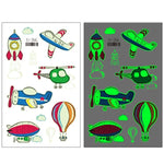 20 autocollants de tatouage temporaire imperméables et lumineux pour enfants, motifs de voitures de transport, Ei-261, Ei-262, Ei-263, Ei-264, Ei-265, Ei-266, Ei-267, Ei-268, Ei-269, Ei-270, Ei-271, Ei-272, Ei-273, Ei-274, Ei-275, Ei-276