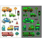 20 autocollants de tatouage temporaire imperméables et lumineux pour enfants, motifs de voitures de transport, Ei-261, Ei-262, Ei-263, Ei-264, Ei-265, Ei-266, Ei-267, Ei-268, Ei-269, Ei-270, Ei-271, Ei-272, Ei-273, Ei-274, Ei-275, Ei-276