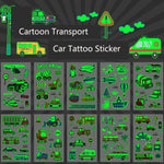 20 autocollants de tatouage temporaire imperméables et lumineux pour enfants, motifs de voitures de transport, Ei-261, Ei-262, Ei-263, Ei-264, Ei-265, Ei-266, Ei-267, Ei-268, Ei-269, Ei-270, Ei-271, Ei-272, Ei-273, Ei-274, Ei-275, Ei-276