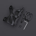 SMCP5456 support de boisson pour moto porte-gobelet cadre bouilloire accessoires modifiés, avec pince de tube (noir), avec pince de tube (titane)