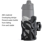 SMCP5456 support de boisson pour moto porte-gobelet cadre bouilloire accessoires modifiés, avec pince de tube (noir), avec pince de tube (titane)