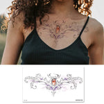 10 PCS Autocollant de tatouage imperméable pour clavicule et poitrine, cache-cicatrices, BC-025, BC-026, BC-027, BC-028, BC-029, BC-030, BC-031, BC-032, BC-033, BC-034, BC-035, BC-036