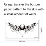 10 PCS Autocollant de tatouage imperméable pour clavicule et poitrine, cache-cicatrices, BC-025, BC-026, BC-027, BC-028, BC-029, BC-030, BC-031, BC-032, BC-033, BC-034, BC-035, BC-036