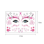 10 autocollants de tatouage pailletés étanches pour festival de musique, LG-001, LG-002, LG-003, LG-004, LG-005, LG-006