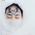 10 autocollants de tatouage pailletés étanches pour festival de musique, LG-001, LG-002, LG-003, LG-004, LG-005, LG-006