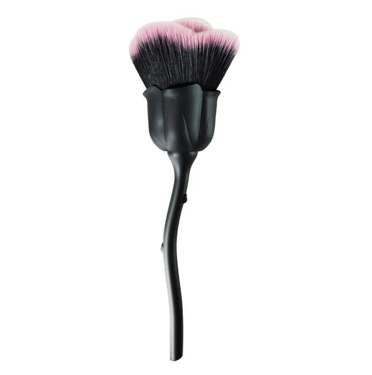 Pinceau à Maquillage Fleur Rose Pinceau à Poudre Libre Outils de Beauté