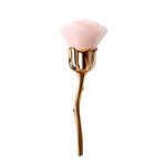 Pinceau à Maquillage Fleur Rose Pinceau à Poudre Libre Outils de Beauté