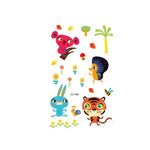 20 PCS Autocollants de tatouage animaux de dessin animé mignons imperméables et anti-transpiration pour enfants, EC-581, EC-582, EC-583, EC-584, EC-585, EC-590, EC-531, EC-591, EC-592, EC-593, EC-594, EC-614, EC-615, EC-617, EC-618