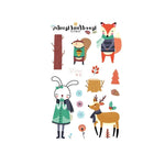 20 PCS Autocollants de tatouage animaux de dessin animé mignons imperméables et anti-transpiration pour enfants, EC-581, EC-582, EC-583, EC-584, EC-585, EC-590, EC-531, EC-591, EC-592, EC-593, EC-594, EC-614, EC-615, EC-617, EC-618